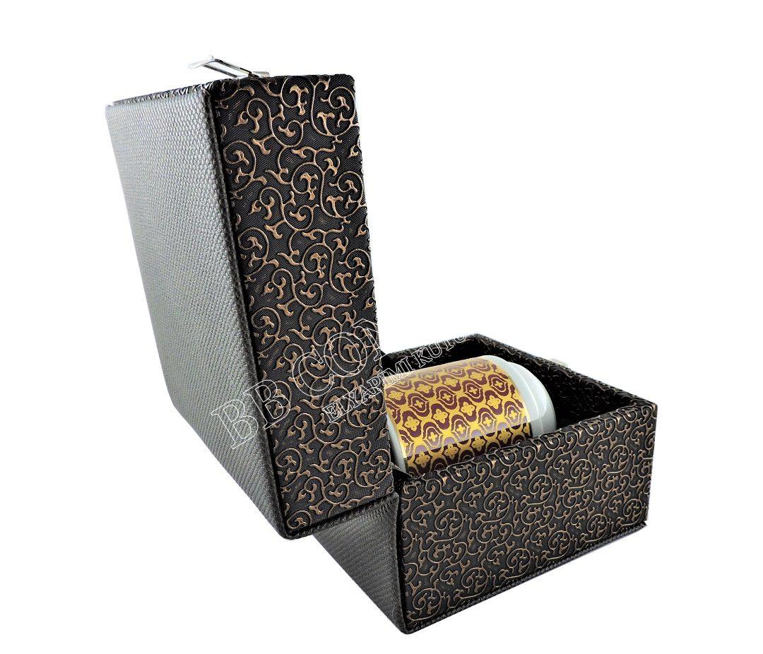 Mug Bardak Kutusu Lüks Deri - Görsel 4