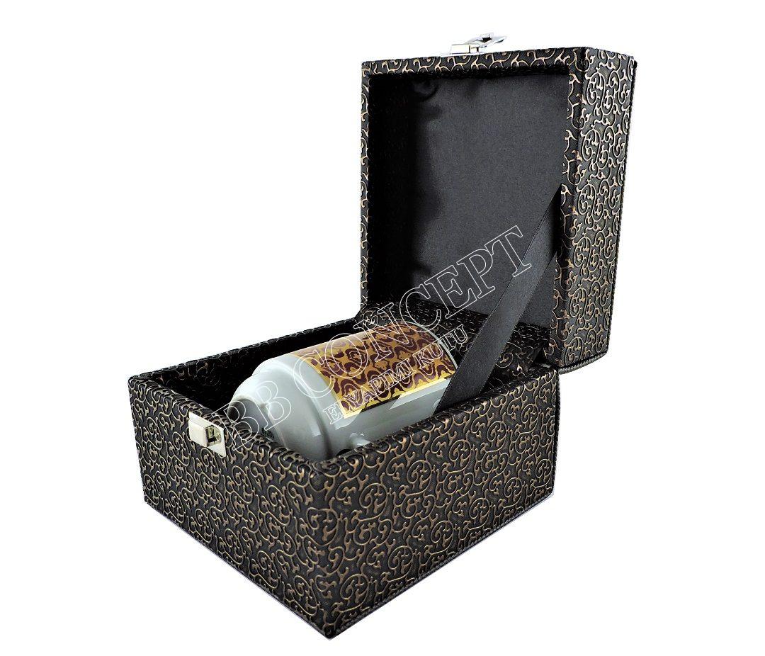 Mug Bardak Kutusu Lüks Deri - Görsel 3