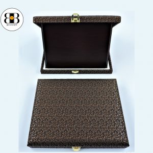 Ahşap Plaket 16x20 Deri Kutulu (Yatay)
