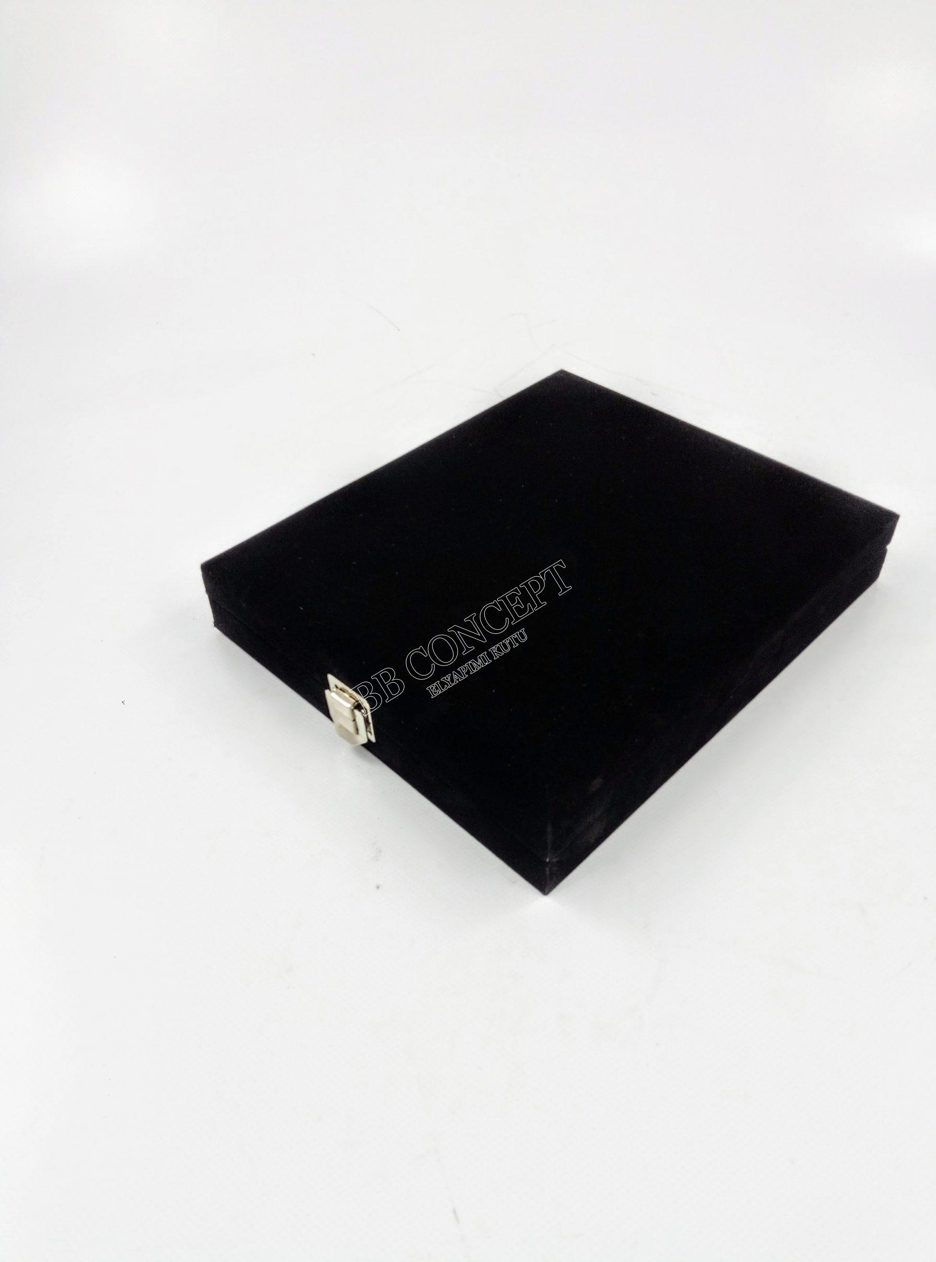 Ahşap Plaket 10x10 Çini Karolu Kadife Kutulu - Görsel 7