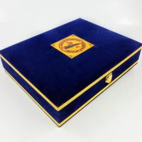 Kuran, Türk Bayrağı, İlmihal ve İkili Kahve Fincan Seti Kadife Kutulu - Görsel 8