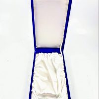 Kristal Plaket Kutusu Kadife Saks Mavisi - Görsel 4