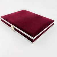 Ahşap Plaket 16x20 Kadife Kutulu Bordo (Yatay) - Görsel 2