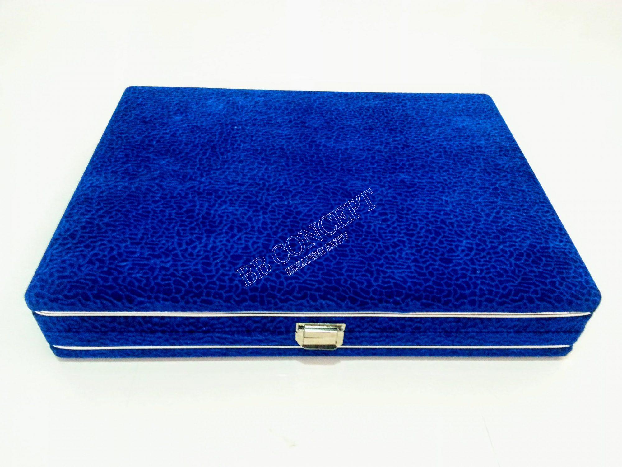 Kuran, İlmihal, Cezve, Kahve ve İkili Kahve Fincan Seti Lüks Kadife Kutulu - Görsel 4