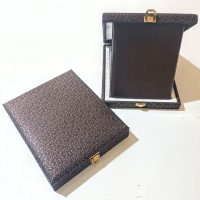 Ahşap Plaket 16x20 Deri Kutulu (Dikey)