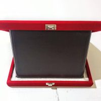 Ahşap Plaket 16x20 Kadife Kutulu Kırmızı (Yatay)